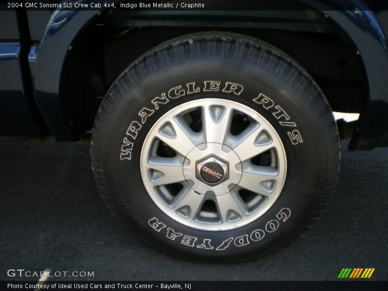Indigo Blue Metallic / Graphite 2004 GMC Sonoma SLS Crew Cab 4x4
