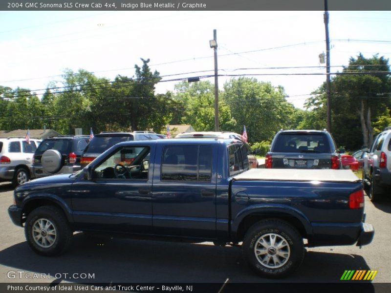 Indigo Blue Metallic / Graphite 2004 GMC Sonoma SLS Crew Cab 4x4