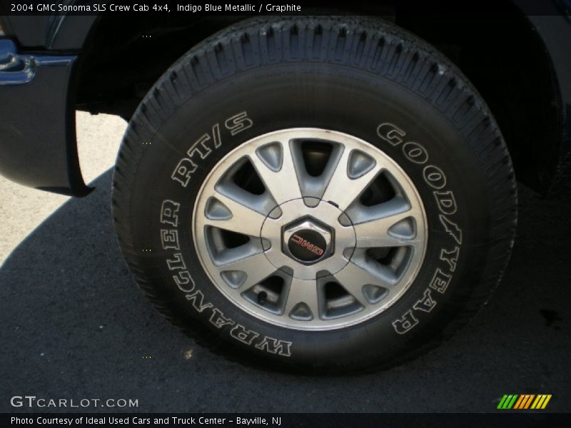 Indigo Blue Metallic / Graphite 2004 GMC Sonoma SLS Crew Cab 4x4