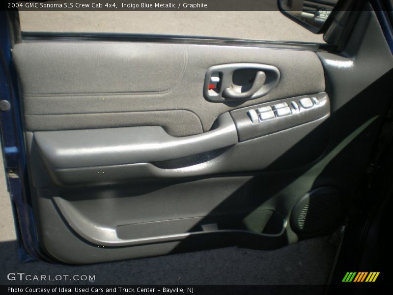 Indigo Blue Metallic / Graphite 2004 GMC Sonoma SLS Crew Cab 4x4