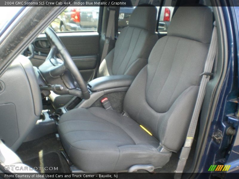 Indigo Blue Metallic / Graphite 2004 GMC Sonoma SLS Crew Cab 4x4