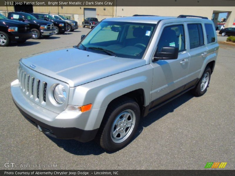 Bright Silver Metallic / Dark Slate Gray 2012 Jeep Patriot Sport