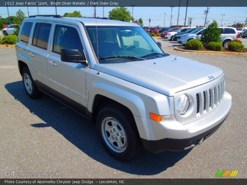 Bright Silver Metallic / Dark Slate Gray 2012 Jeep Patriot Sport