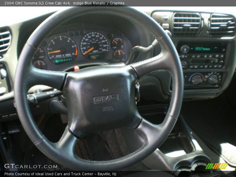 Indigo Blue Metallic / Graphite 2004 GMC Sonoma SLS Crew Cab 4x4