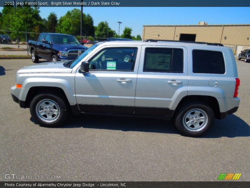 Bright Silver Metallic / Dark Slate Gray 2012 Jeep Patriot Sport