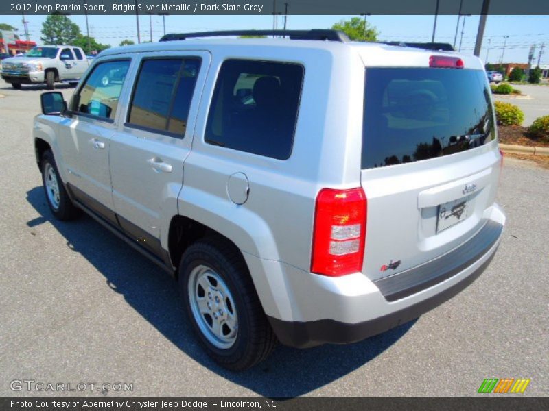 Bright Silver Metallic / Dark Slate Gray 2012 Jeep Patriot Sport