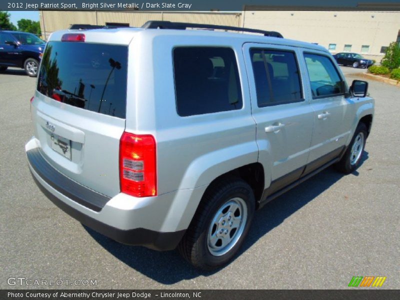 Bright Silver Metallic / Dark Slate Gray 2012 Jeep Patriot Sport