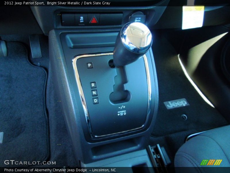 Bright Silver Metallic / Dark Slate Gray 2012 Jeep Patriot Sport