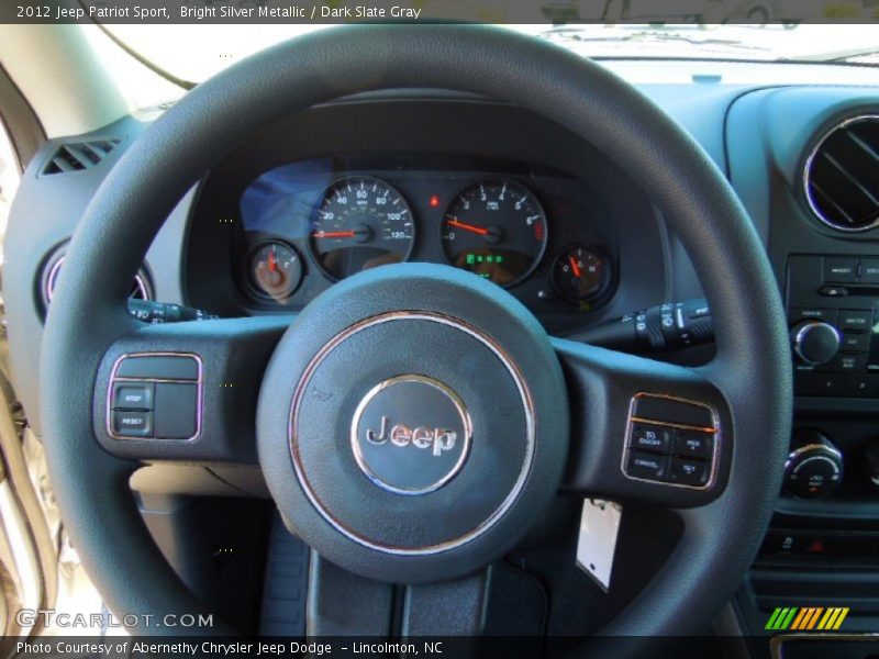 Bright Silver Metallic / Dark Slate Gray 2012 Jeep Patriot Sport