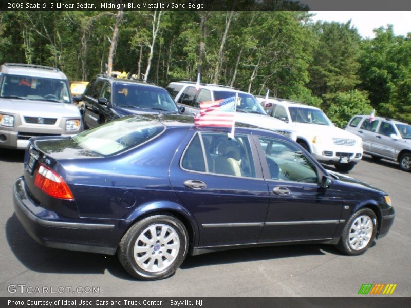 Midnight Blue Metallic / Sand Beige 2003 Saab 9-5 Linear Sedan