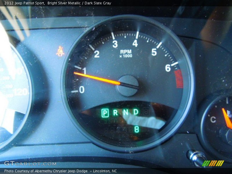 Bright Silver Metallic / Dark Slate Gray 2012 Jeep Patriot Sport