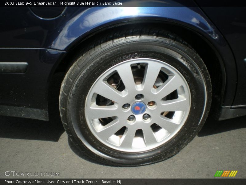 Midnight Blue Metallic / Sand Beige 2003 Saab 9-5 Linear Sedan