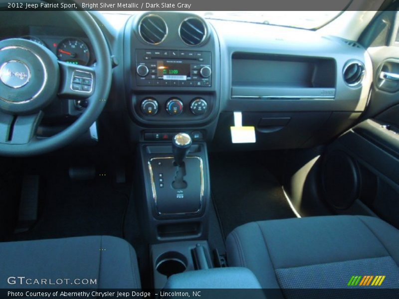 Bright Silver Metallic / Dark Slate Gray 2012 Jeep Patriot Sport