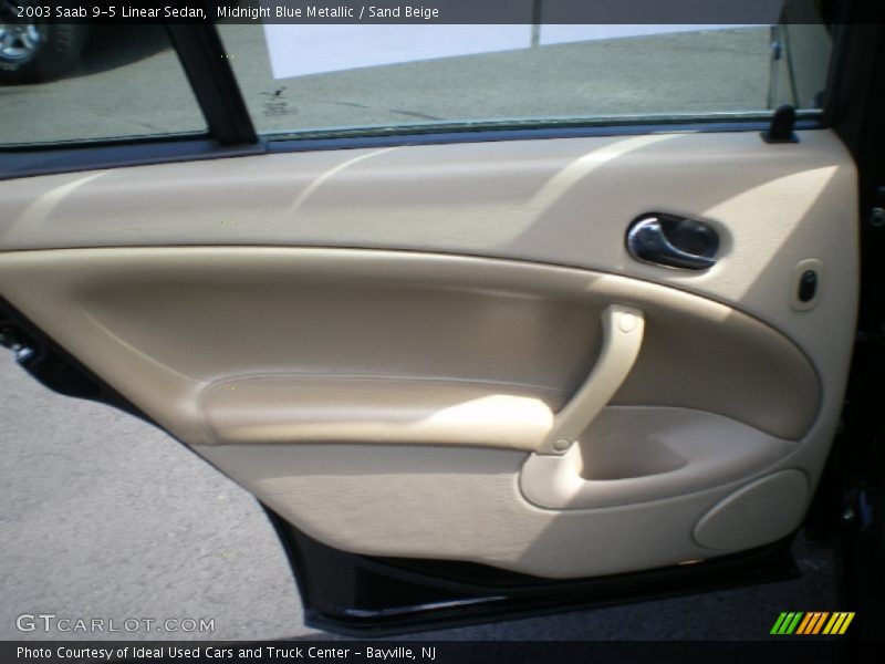 Midnight Blue Metallic / Sand Beige 2003 Saab 9-5 Linear Sedan