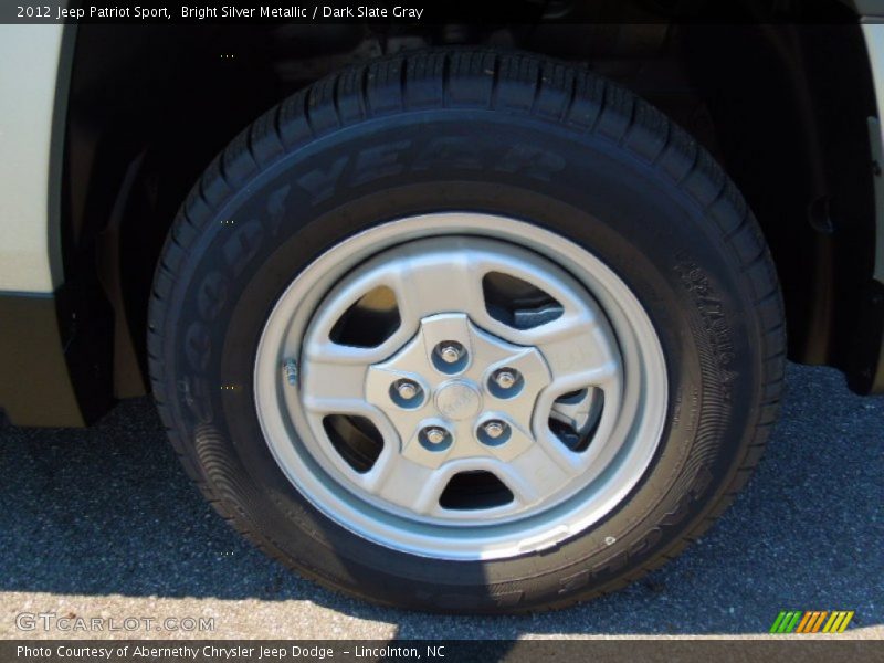 Bright Silver Metallic / Dark Slate Gray 2012 Jeep Patriot Sport