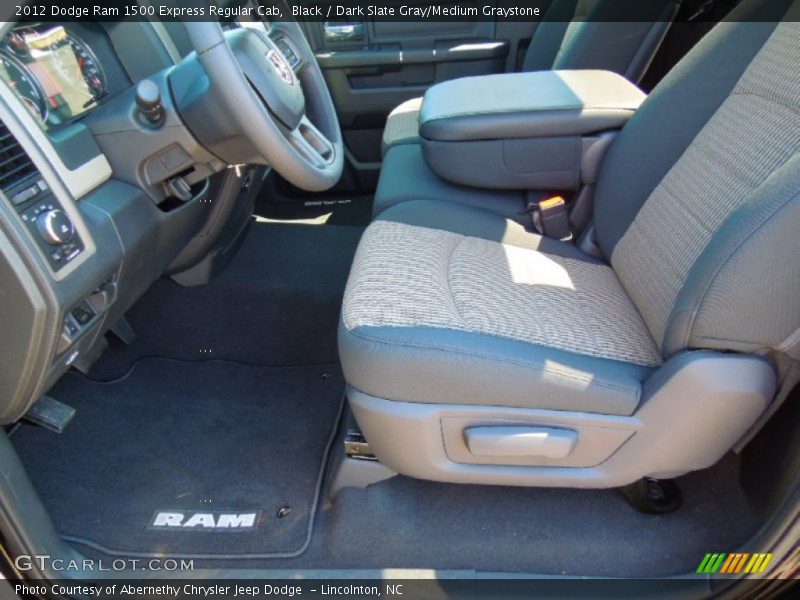 Black / Dark Slate Gray/Medium Graystone 2012 Dodge Ram 1500 Express Regular Cab