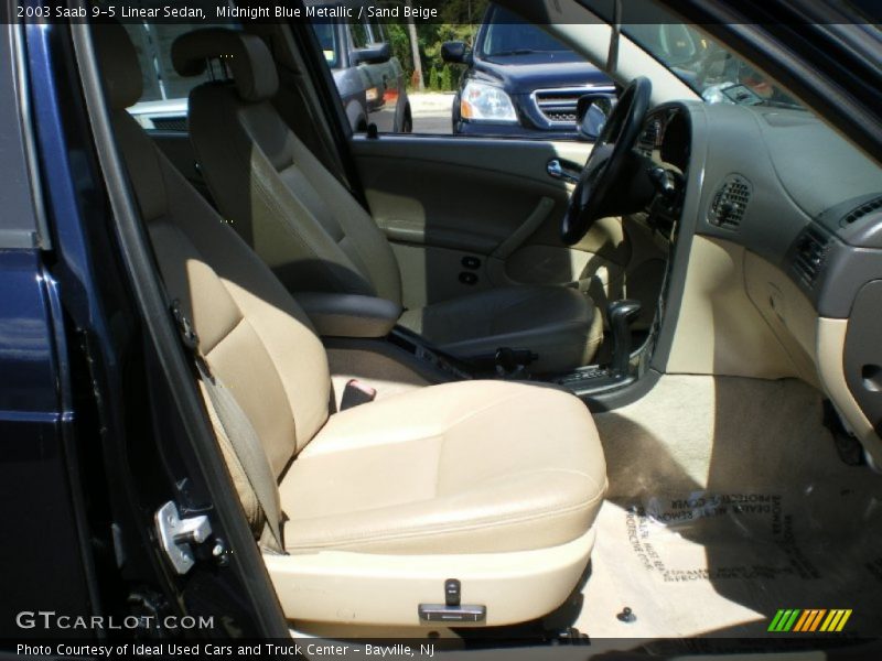 Midnight Blue Metallic / Sand Beige 2003 Saab 9-5 Linear Sedan