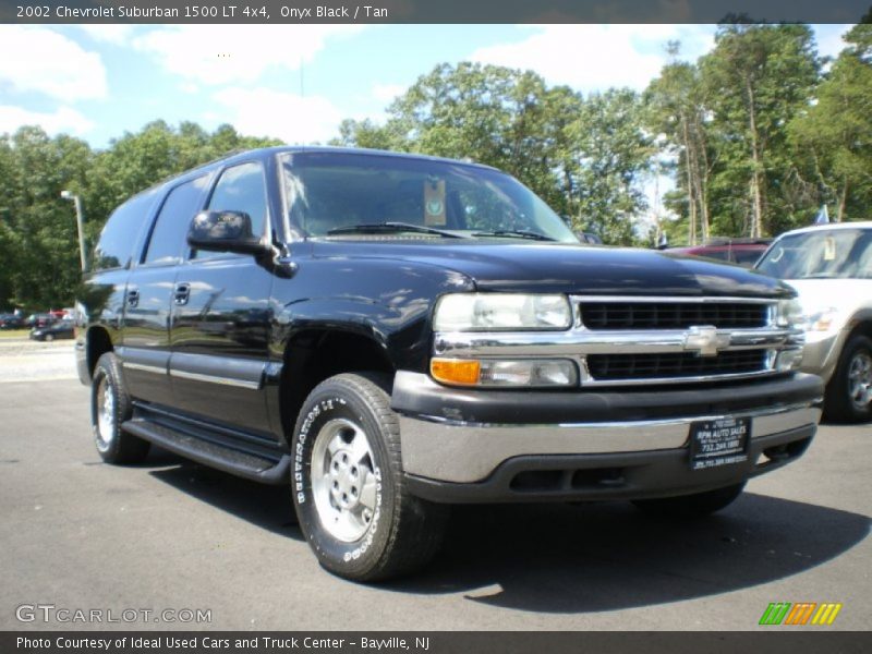 Onyx Black / Tan 2002 Chevrolet Suburban 1500 LT 4x4