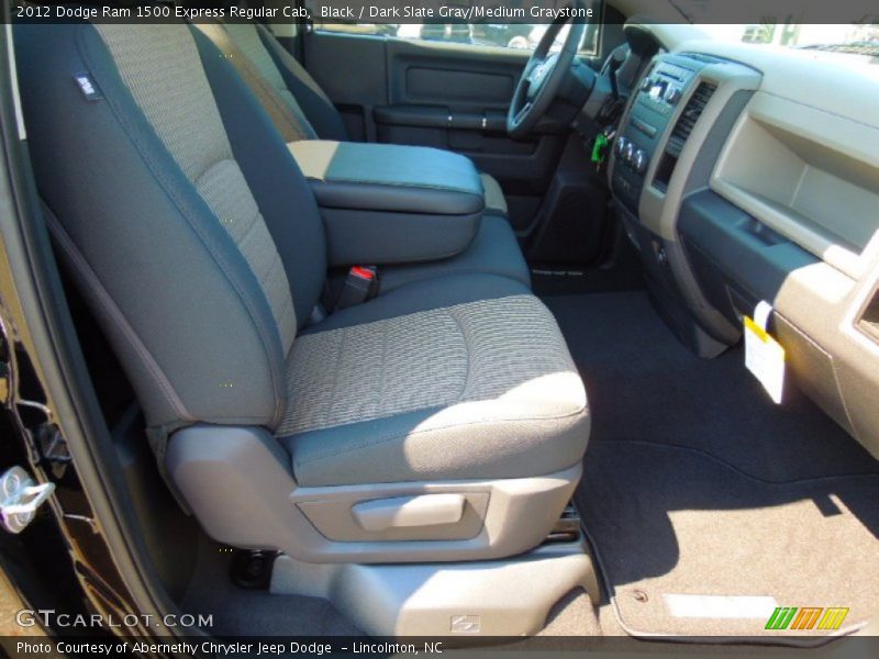 Black / Dark Slate Gray/Medium Graystone 2012 Dodge Ram 1500 Express Regular Cab