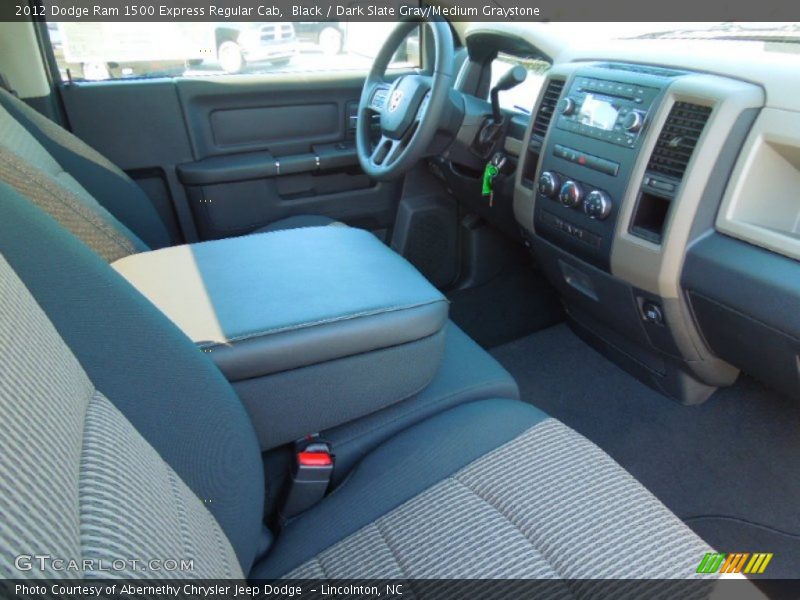 Black / Dark Slate Gray/Medium Graystone 2012 Dodge Ram 1500 Express Regular Cab
