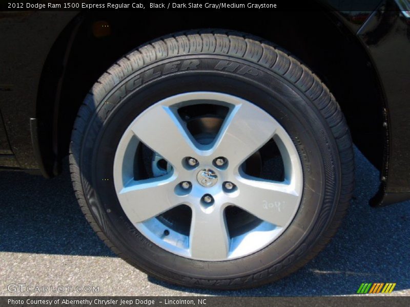 Black / Dark Slate Gray/Medium Graystone 2012 Dodge Ram 1500 Express Regular Cab
