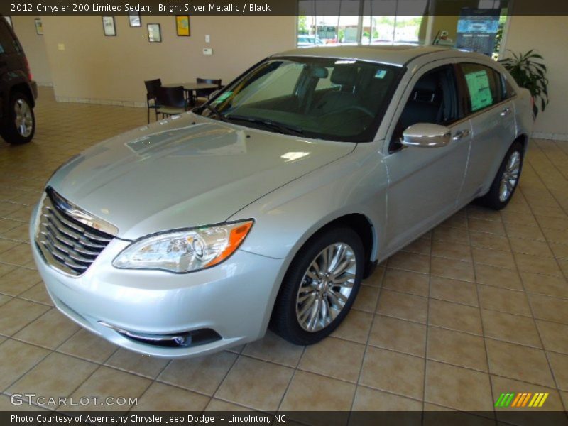 Bright Silver Metallic / Black 2012 Chrysler 200 Limited Sedan