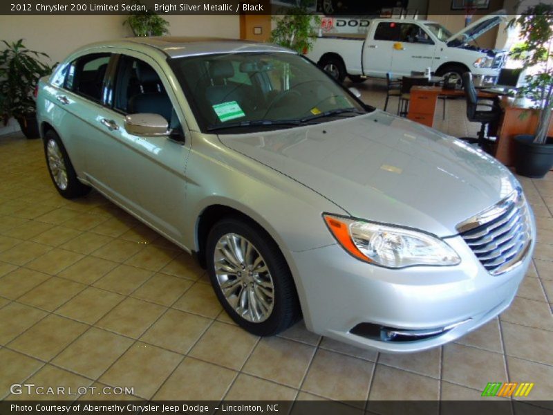 Bright Silver Metallic / Black 2012 Chrysler 200 Limited Sedan