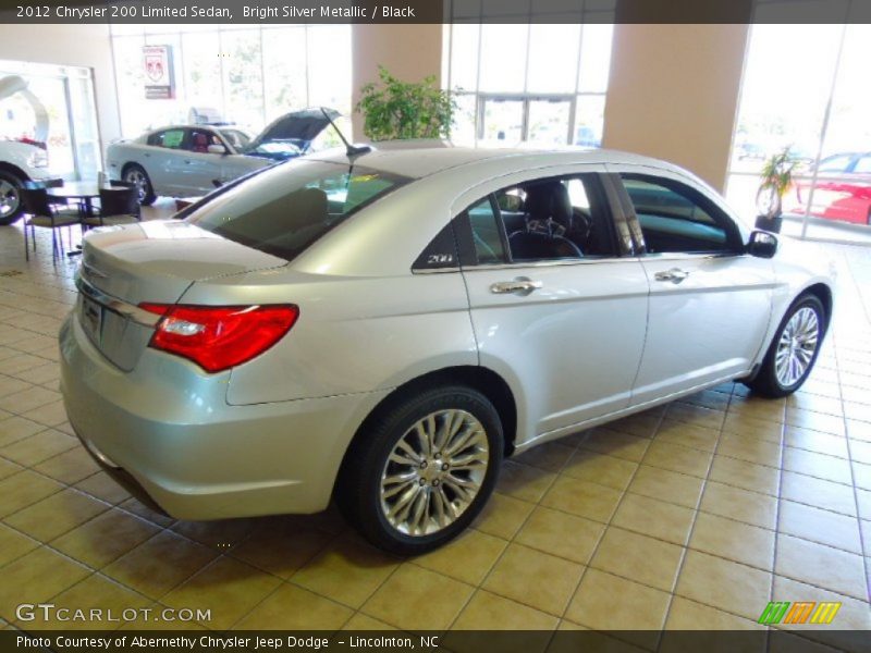 Bright Silver Metallic / Black 2012 Chrysler 200 Limited Sedan