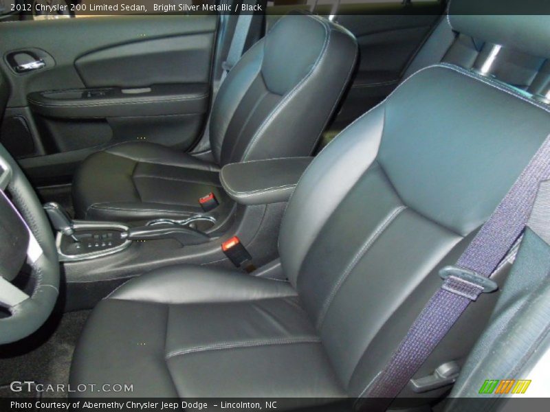 Bright Silver Metallic / Black 2012 Chrysler 200 Limited Sedan