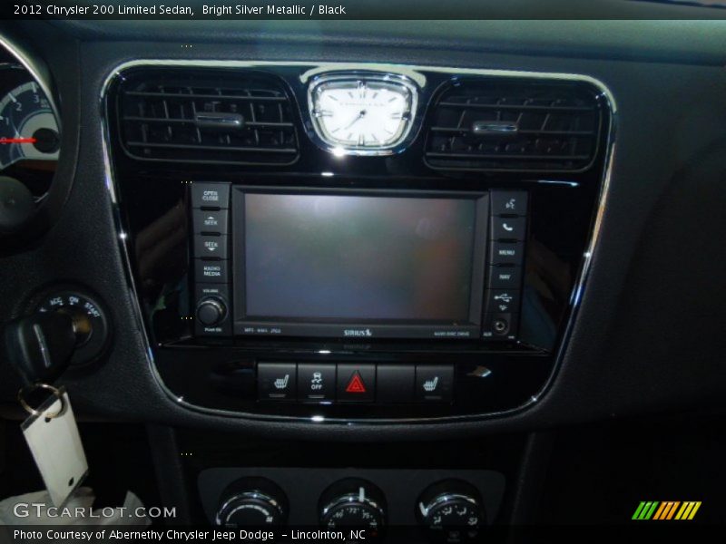 Bright Silver Metallic / Black 2012 Chrysler 200 Limited Sedan