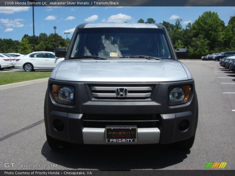 Alabaster Silver Metallic / Titanium/Black 2008 Honda Element LX