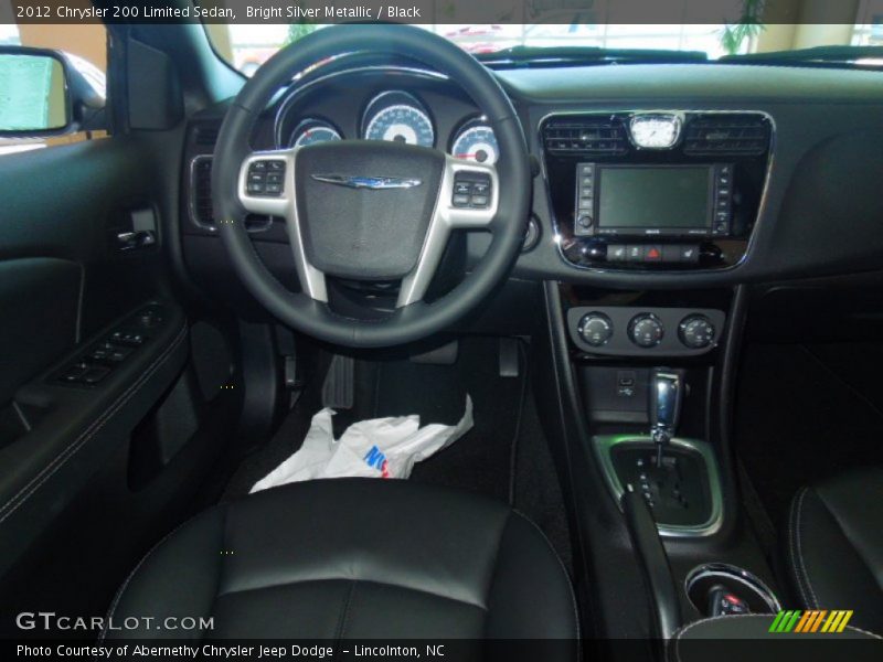 Bright Silver Metallic / Black 2012 Chrysler 200 Limited Sedan
