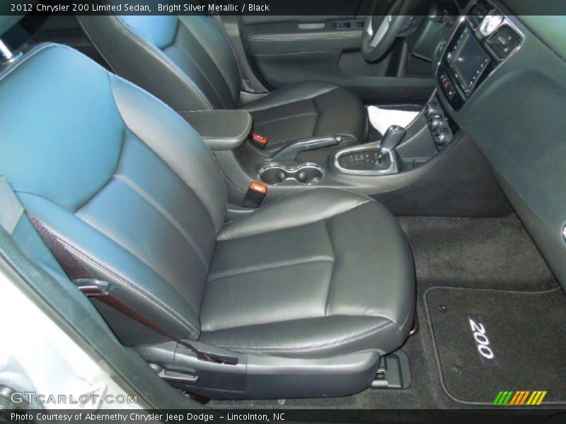 Bright Silver Metallic / Black 2012 Chrysler 200 Limited Sedan