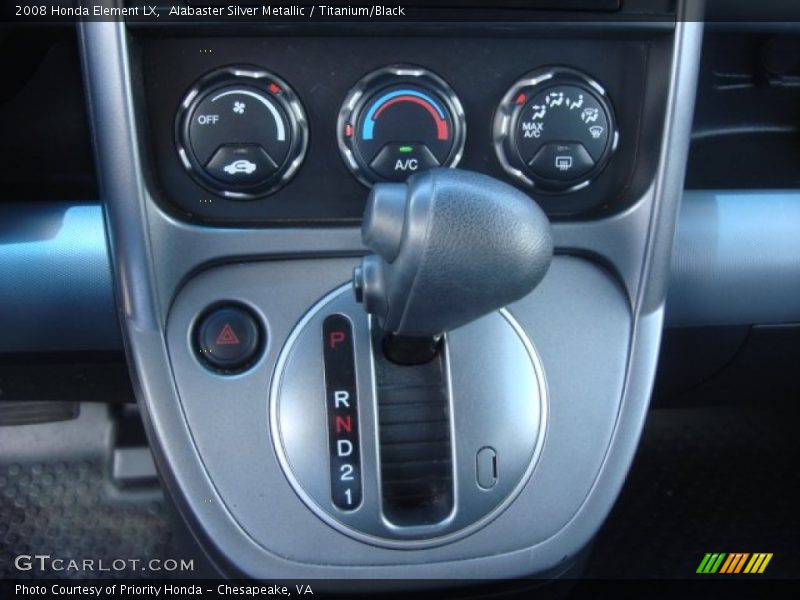 Alabaster Silver Metallic / Titanium/Black 2008 Honda Element LX
