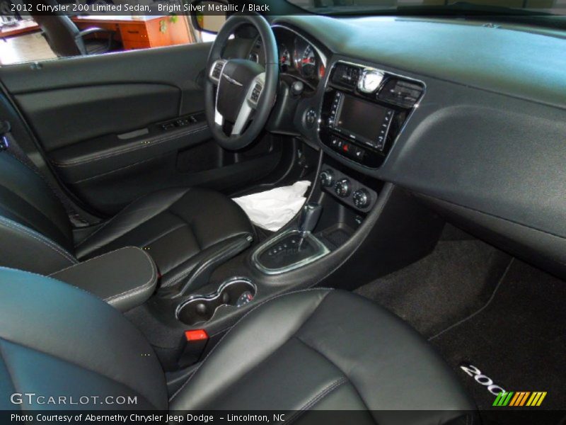 Bright Silver Metallic / Black 2012 Chrysler 200 Limited Sedan