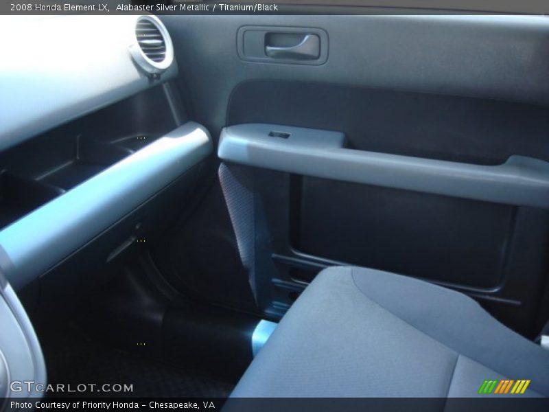 Alabaster Silver Metallic / Titanium/Black 2008 Honda Element LX