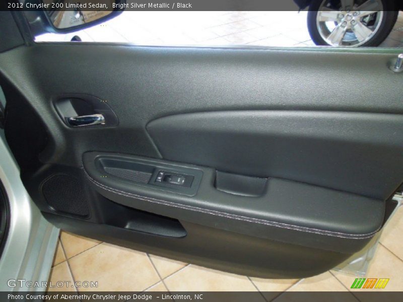 Bright Silver Metallic / Black 2012 Chrysler 200 Limited Sedan