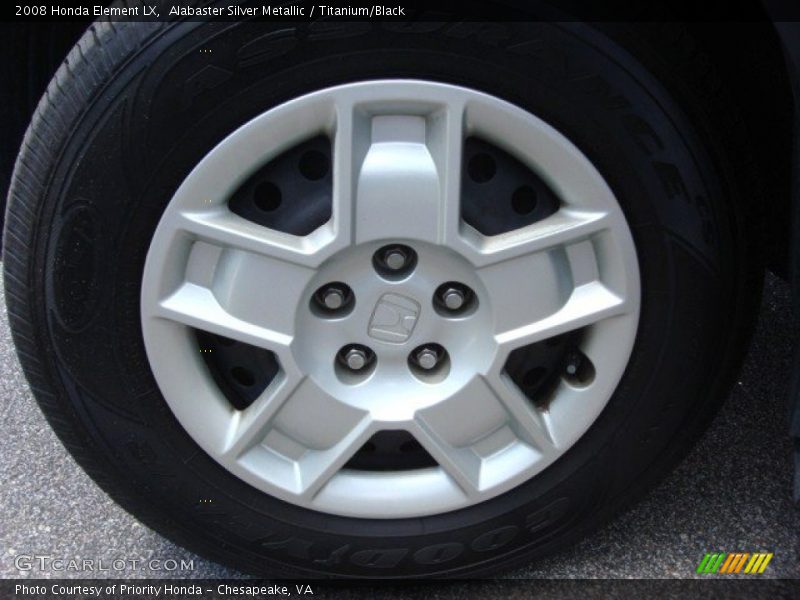 Alabaster Silver Metallic / Titanium/Black 2008 Honda Element LX