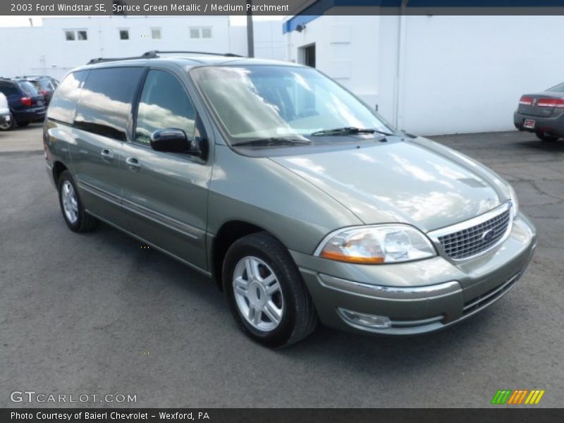 Spruce Green Metallic / Medium Parchment 2003 Ford Windstar SE