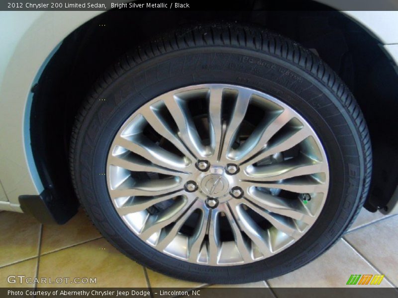 Bright Silver Metallic / Black 2012 Chrysler 200 Limited Sedan
