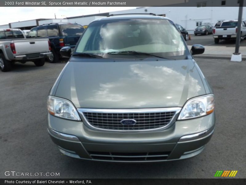 Spruce Green Metallic / Medium Parchment 2003 Ford Windstar SE