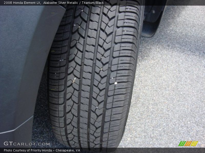 Alabaster Silver Metallic / Titanium/Black 2008 Honda Element LX