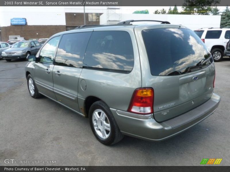 Spruce Green Metallic / Medium Parchment 2003 Ford Windstar SE