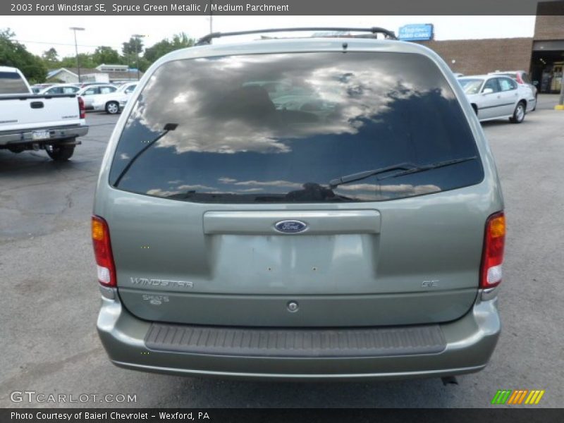 Spruce Green Metallic / Medium Parchment 2003 Ford Windstar SE