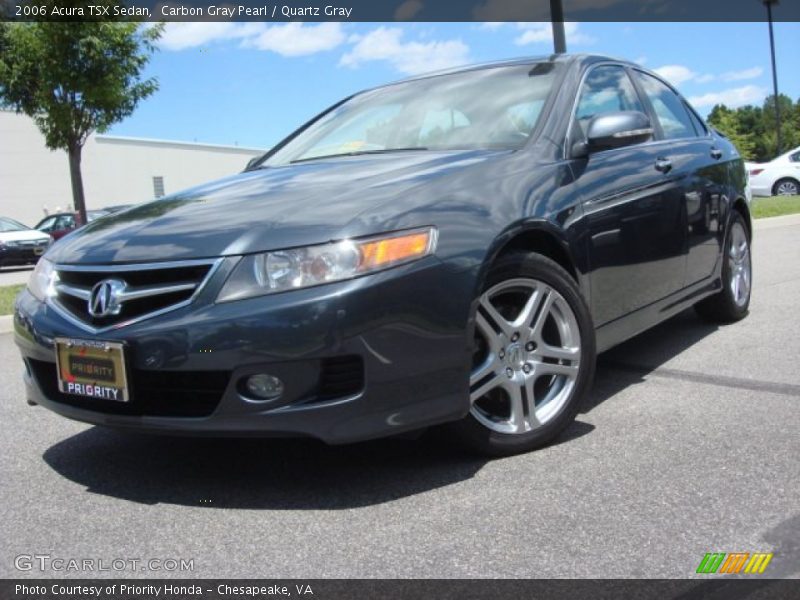 Carbon Gray Pearl / Quartz Gray 2006 Acura TSX Sedan