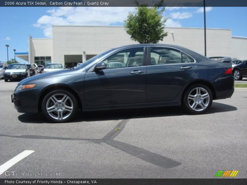 Carbon Gray Pearl / Quartz Gray 2006 Acura TSX Sedan