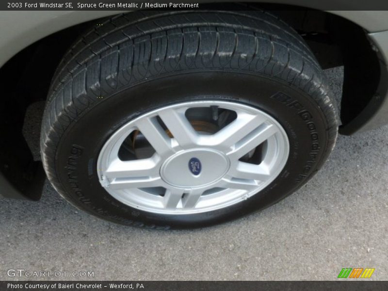 Spruce Green Metallic / Medium Parchment 2003 Ford Windstar SE