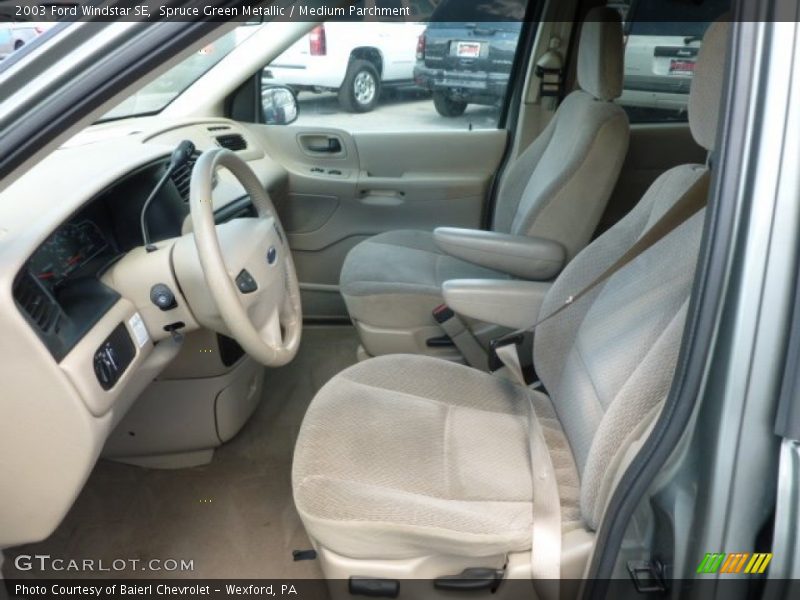 Spruce Green Metallic / Medium Parchment 2003 Ford Windstar SE