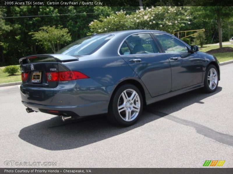 Carbon Gray Pearl / Quartz Gray 2006 Acura TSX Sedan