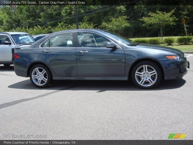 Carbon Gray Pearl / Quartz Gray 2006 Acura TSX Sedan